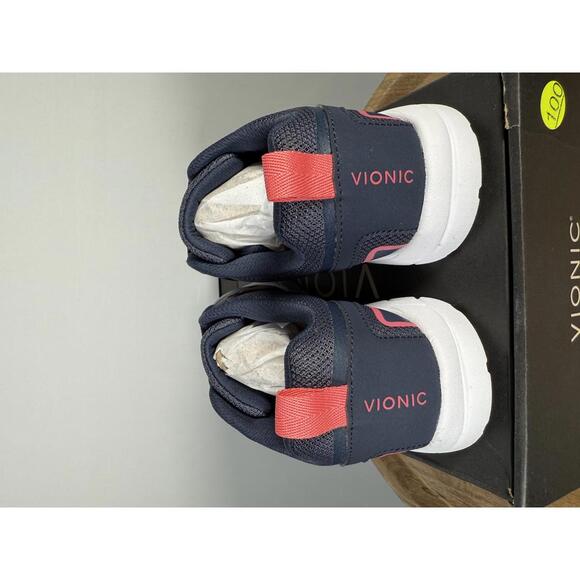 Vionic Miles II Shoes - Women's, Navy/Pink 5 W NWB - Picture 3 of 10